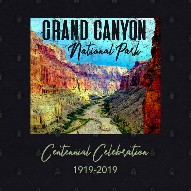 Grand Canyon National Park Centennial Arizona AZ by Pine Hill Goods